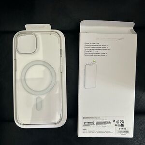 Apple iPhone 14 Transparent Case with MagSafe - White